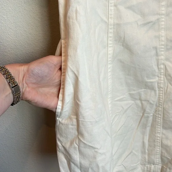 NWT Free People Cheyenne Puff Sleeve Denim Dress Size Medium - Picture 10 of 15